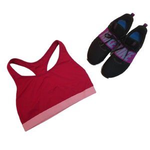 Old Navy Active Pink Sports Bra, Large